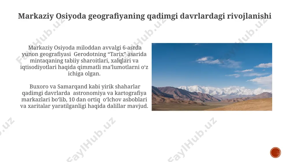 markaziy osiyoda geografiyaning rivvojlanishi - Page 4