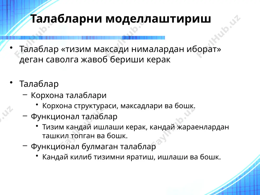 talablarni modellaştirish - Page 5