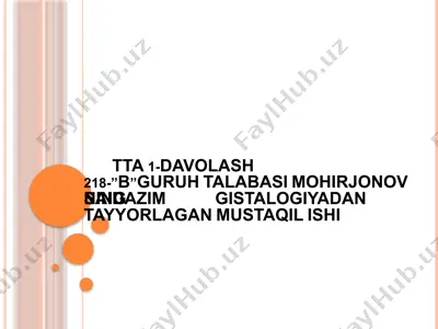 nerv sistemasining a’zolari, periferik nerv sistemasi a’zolari — PPTX