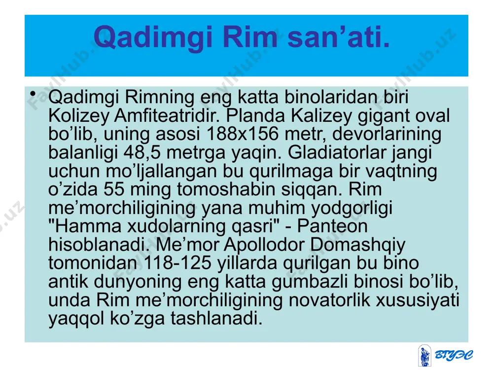 qadimgi rim san’ati - Page 3