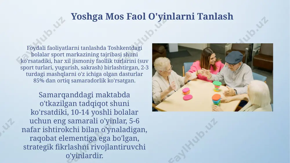 katta yoshdagi bolalarga beriladigan harakatli o'yinlarni o'rgatish - Page 4