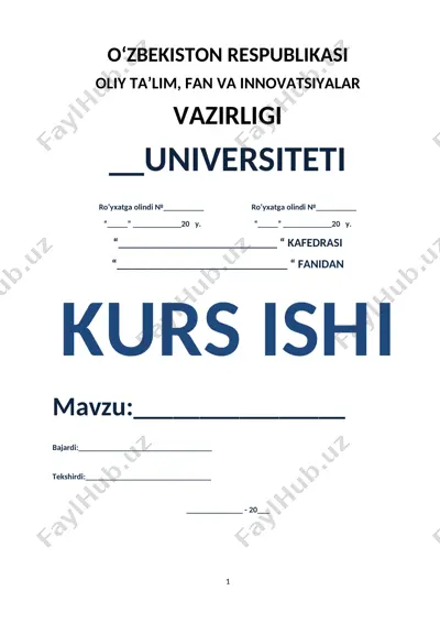 xamsanavislik an'anasi va navoiy "hamsa"si — DOC