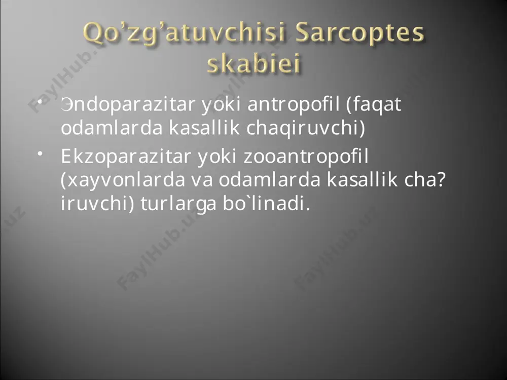 qo’zg’atuvchisi sarcoptes - Page 2