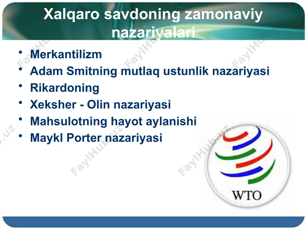 xalqaro savdo tashkilotlari - Page 3