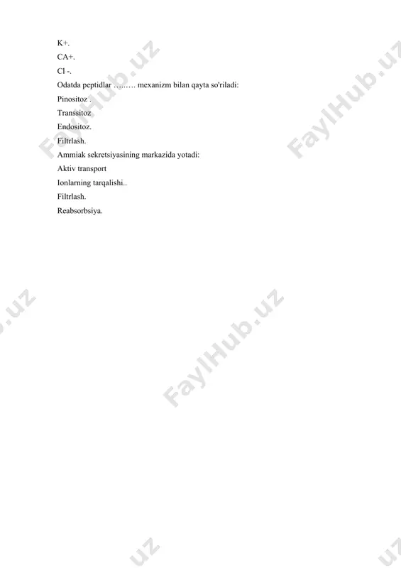 buyrak funktsiyalari test savollari - Page 5