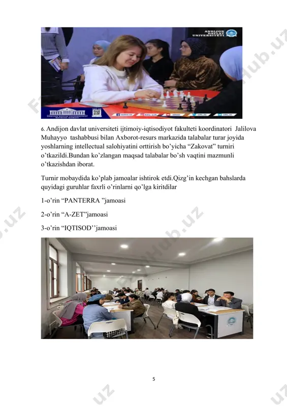 amalga oshirilgan ishlari xisoboti - Page 5