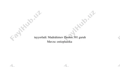 ostioplastika — PPTX