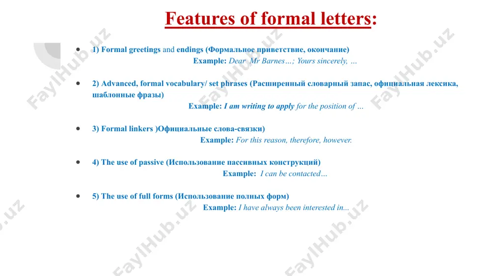 job application letter template - Page 5