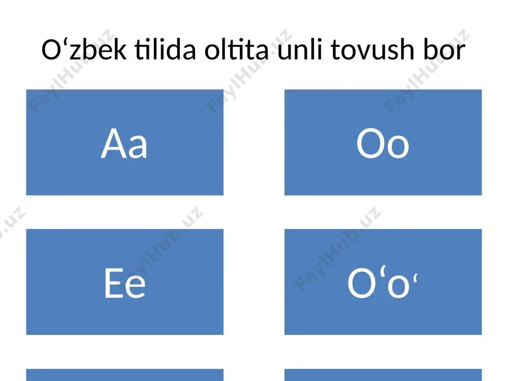 unli tovushlar - Page 3