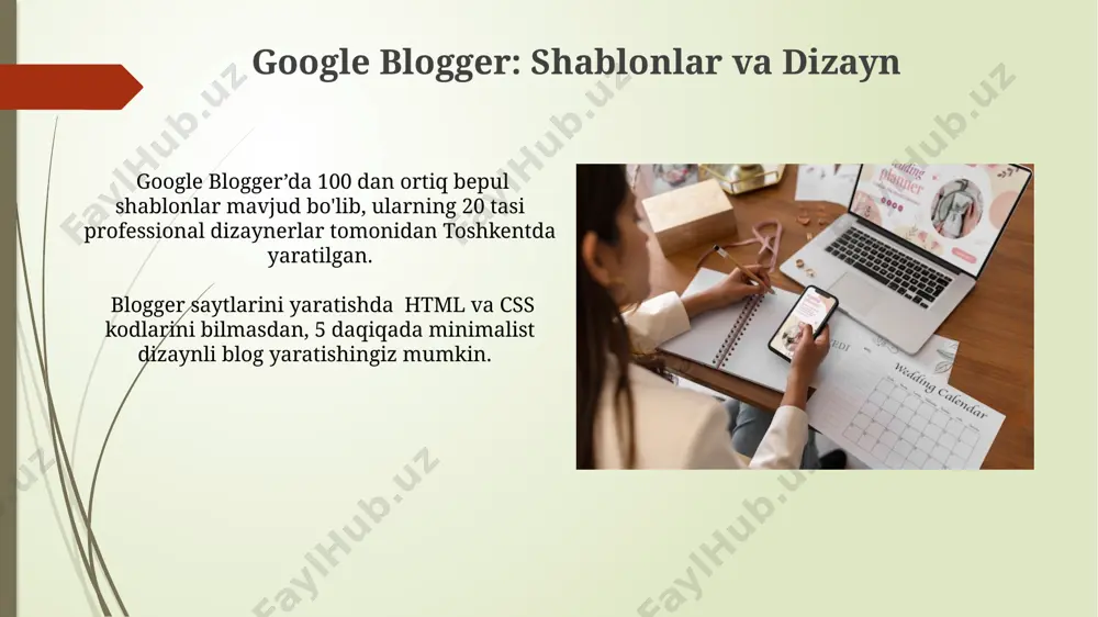 uvvatlaydi, shu bilan birga, fayllarni 2 gb gacha bo'lgan hajmlarga yuborish imkoniyatini taqdim etadi, dunyoning istalgan nuqtasidan foydalanuvchilar bilan aloqa o'rnatishga imkon beradi. e'tiboringiz uchun rahmat @taqdimot_robot image1.jpg image2.jpg image3.jpg image4.jpg image5.jpg image6.jpg image7.jpg image8.jpg image9.jpg