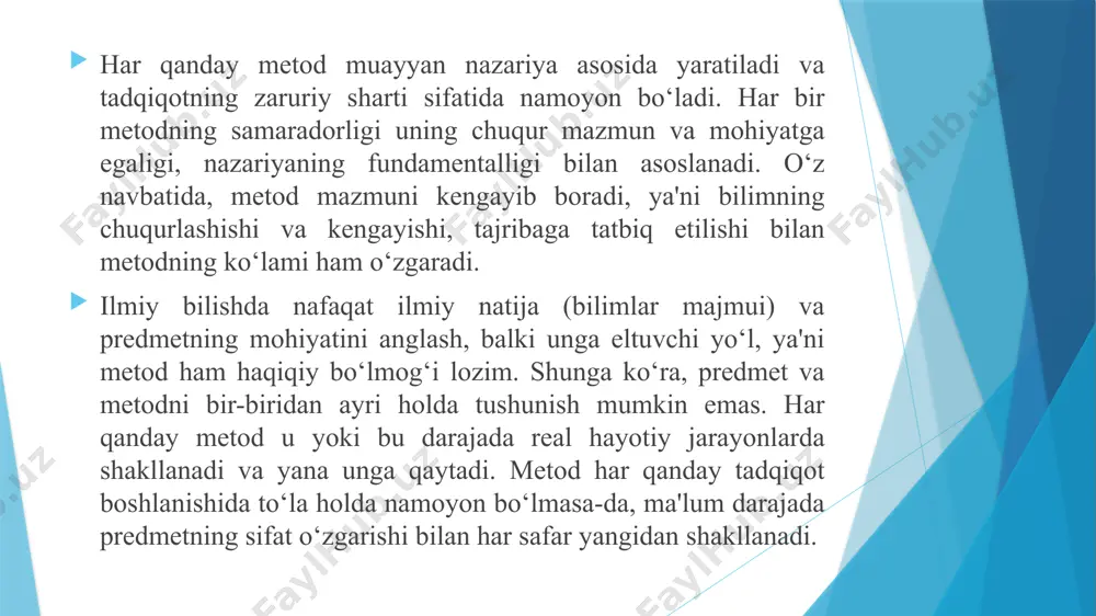 metod tushunchasi uning turlari va tasnifi - Page 4