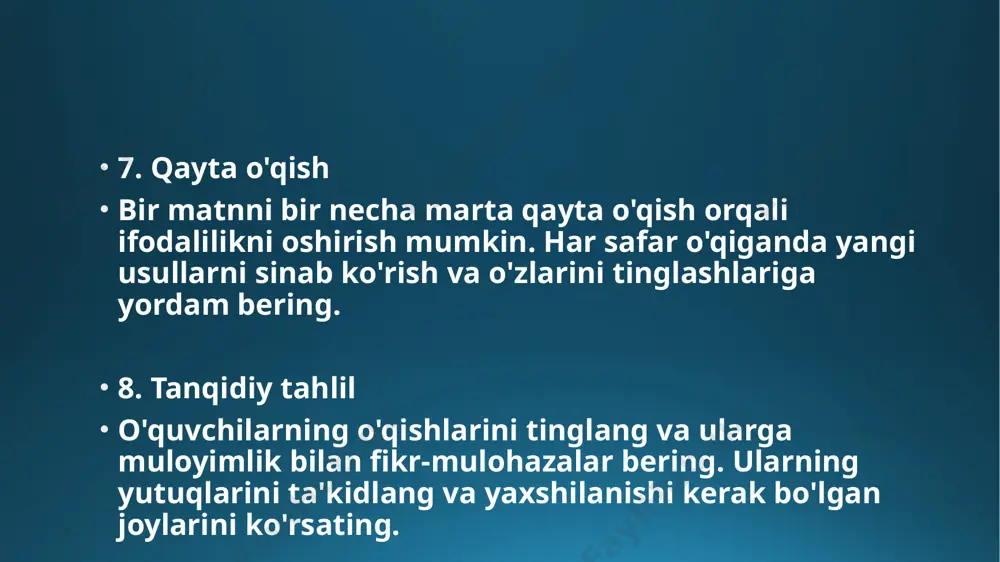 ifodali o'qishni o'rgatish - Page 5