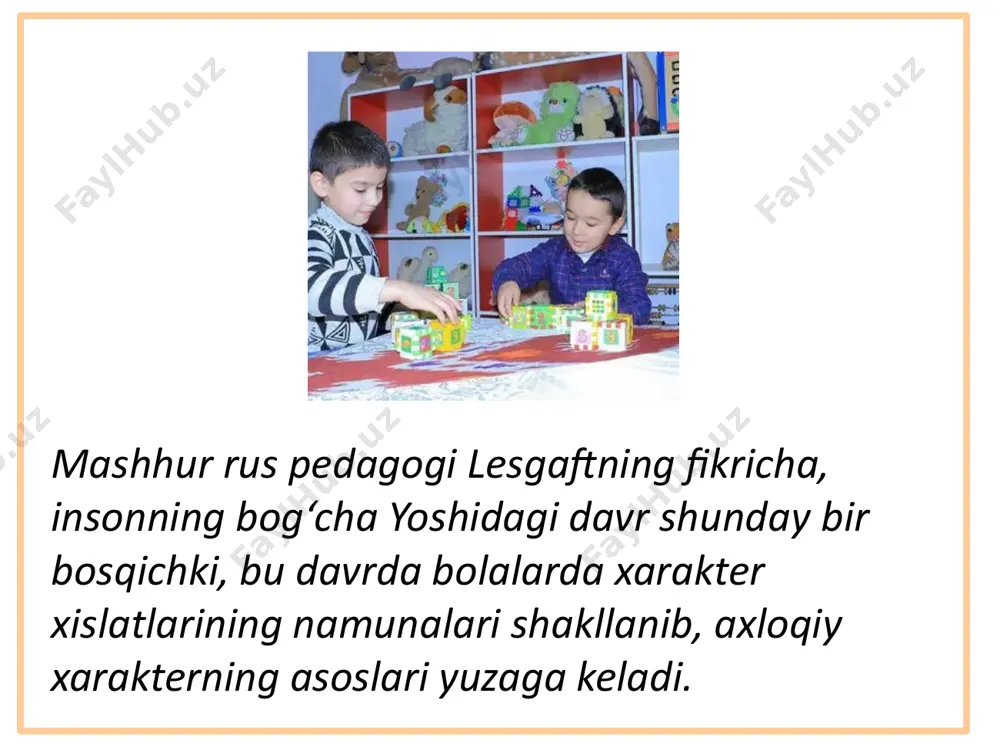 maktabgacha yosh davrida psixik rivojlanish xususiyatlari - Page 4