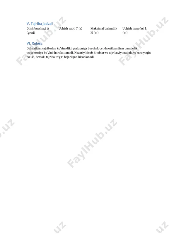 jism harakatini o'rganish tajribasi - Page 2