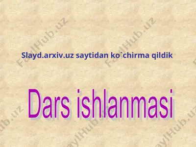 oltin qoidalari dars ishlanmasi — PPT