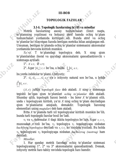 topologik fazolar — PDF