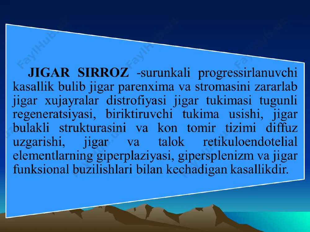 jigar sirrozi va jigar yetishmovchiligi - Page 2
