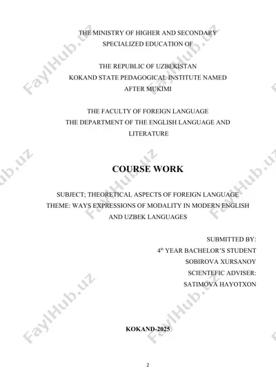 theoretical aspects of foreign language — DOCX