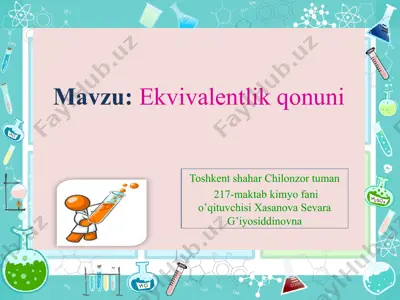 ekvivalentlik qonuni — PPT
