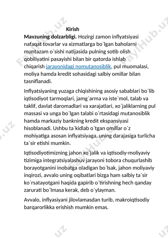 si qoidalaridan biri bo’lgan - pullarning o’sish sur’ati va inflyatsiya darajasi o’rtasida to’g’ri mutanosiblik mavjud, degan qoida to’g’ri va statistik ma’lumotlarda tasdiqlanadi, degan xulosaga keldilar. inflyatsiya sur’atlarining o’sishi bilan uning pullar taklifiga bog’liqligi yaqqolroq tarzda ko’zga tashlanib boradi. inflyatsiyaning oqilona darajasiga ega bo’lgan mamlakatlarda korrelyatsiya koefffitsienti 0,24 ga teng bo’lgan bo’lsa, inflyatsiya darajasi yuqori bo’lgan mamlakatlarda ushbu koeffitsient 1 ga yaqinlashdi. p. graud va m. polanlar tomonidan inflyatsiya darajasini uch qismga ajratgan holda – past, oqilona va yuqori darajalarga ajratgan holda, pullar taklifi va inflyatsiya sur’atlari o’rtasidagi bog’liqlikni, korrelyatsion tahlil natijalariga tayanilgan holda, asoslab berilganligi inflyatsiya va milliy valyutaning nominal almashuv kursi o’rtasidagi bog’liqlik masalasiga oydinlik kiritadi. xx asrning 70-yillariga qadar fillips kashf etgan inflyatsiya va ishsizlik o’rtasidagi aloqadorlik xususidagi ilmiy xulosa amaliy ahamiyat kasb etdi. ammo 1970 yilga kelib “fillips egri chizig’i” deb ataluvchi mazkur xulosa amaliy ahamiyat kasb etmay qoldi. inflyatsiyaning yuqori sur’atlarda o’sishi, odatda, davlat byudjeti defitsitini …