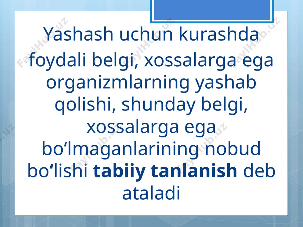 tabiiy tanlanish va uning turatlari - Page 4