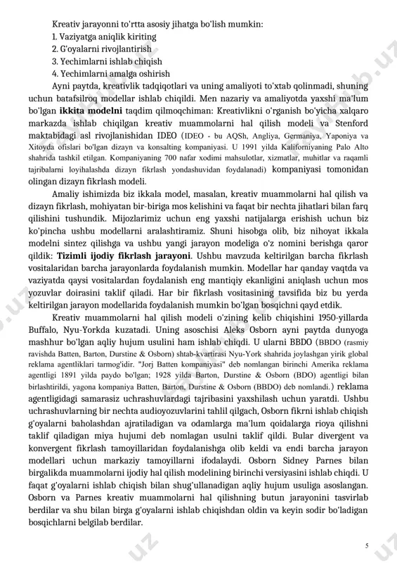 rad etish bo'lgan idrok nazariyasi sifatida paydo bo'lgan psixologiya maktabi) fikriga ko'ra, ijodiy fikrlash va tushunish to'rt bosqichdan, ya'ni tayyorgarlik-inkubatsiya-yorug'likdan va tekshirishdan iborat. birinchi bosqich muammoni tushunish uchun qattiq ishlashdan iborat. puankare buni ongli mehnatning dastlabki davri deb ataydi. ikkinchi bosqich muammoni bir muddat chetga surib, ongni boshqa narsalar bilan band qilganda yuzaga keladi. uchinchi bosqich - bu yechim to'satdan paydo bo'lganida, ehtimol, odam boshqa bog'liq bo'lmagan faoliyat bilan shug'ullanadi. "to'satdan yorug'likning bu ko'rinishi uzoq, ongsiz oldingi ishning aniq belgisidir." biroq, kreativ jarayon shu bilan tugamaydi. to'rtinchi va yakuniy bosqich mavjud, ya'ni tekshirish, natijalarni til yoki yozuv bilan ifodalashni o'z ichiga oladi. ushbu bosqichda natija tekshiriladi, uni aniq qiladi va natijadan foydalanish orqali mumkin bo'lgan kengaytmalarni qidiradi. yaqinda ohlsson to'rt bosqichli gestalt kreativlik modelini analitik fikrlash orqali muammolarni hal qilish va to'satdan tushunish orqali muammoni hal qilish o'rtasidagi aniq farqni aniqlashga intilish ketma-ketligi sifatida qayta shakllantirdi. bundan tashqari, gestaltistlar oylar …