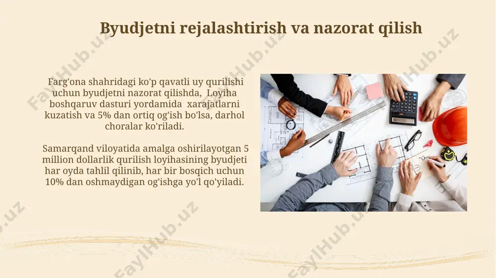qurilish faoliyatini rejalashtirish va tashkillashtirish asoslari - Page 5