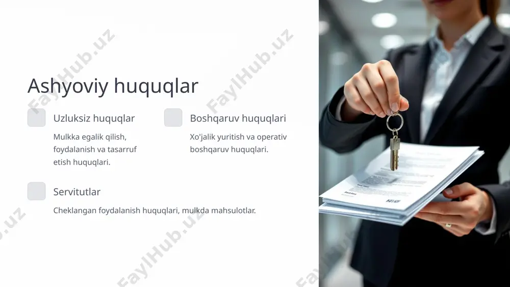 lashuvi davlat manfaatlari uchun amalga oshiriladi qonuniylik talabi mavjud ikkala holatda ham davlat xususiy mulkka ta'sir ko'rsatadi. huquqiy asoslar va protseduralarga qat'iy rioya qilinishi lozim. farqli jihatlari jihat musodara rekvizitsiya to'lov bepul kompensatsiya to'lanadi vaqtinchaliklik doimiy vaqtincha asos jinoiy faoliyat, qonunbuzarlik favqulodda vaziyat tartib sud qarorisiz, ma'muriy sud qarori bilan, qonunda belgilangan rekvizitsiyaning asosiy jihatlari vaqtincha tortib olish mulk favqulodda vaziyat bartaraf etilgandan keyin qaytariladi. kompensatsiya mulk qiymati va zararlar to‘liq qoplanadi. favqulodda vaziyat faqat qonunda belgilangan holatlarda qo'llaniladi. qonuniy tartib "favqulodda vaziyatlar to'g'risida"gi qonun bilan nazorat qilinadi. kafolatlar (musodara) qonuniylik faqat qonunda belgilangan asoslar bo'lganda amalga oshiriladi. shartlilik musodara davlat manfaatlarida bo‘lishi kerak. proportsionallik kafolat sifatida musodara chorasi tegishli bo‘lishi lozim. mulk daxlsizligi o‘zbekiston konstitutsiyasi tomonidan himoyalangan. kafolatlar (rekvizitsiya) qonuniylik faqat favqulodda vaziyatlarda va belgilangan tartibda. kompensatsiya mulk qiymati to‘liq va adolatli qoplanadi. qaytarish favqulodda vaziyat tugagach, mulk egasiga qaytariladi. sud himoyasi mulk egasi qarorga nisbatan sudga murojaat qilishi …