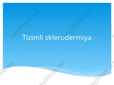 sklerodermiya — PPTX