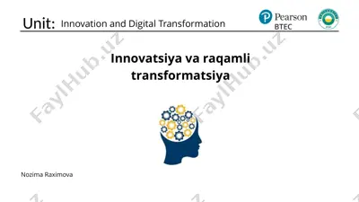 innovatsiyavaraqamlitransformatsiya — PPTX