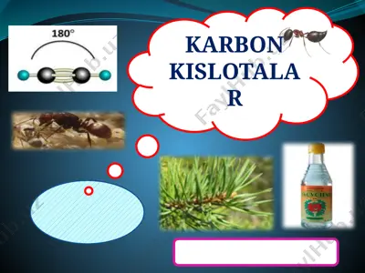 to’yingan monokarbon kislotalar va ularning hosilalari — PPTX