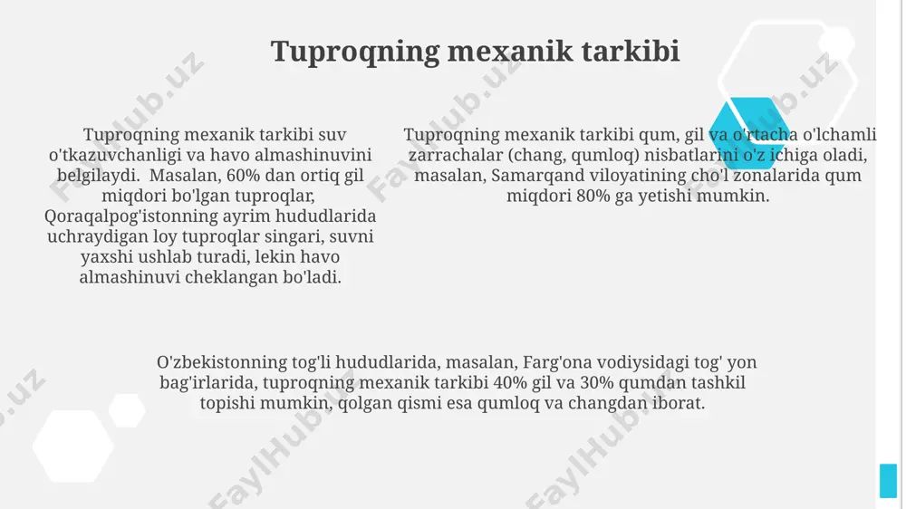 tuproq hosil qiluvchi gʻovaksimon nurash mahsulotlari - Page 5