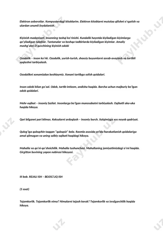 3-sinf “tarbiya” darsligini o’rganish - Page 3