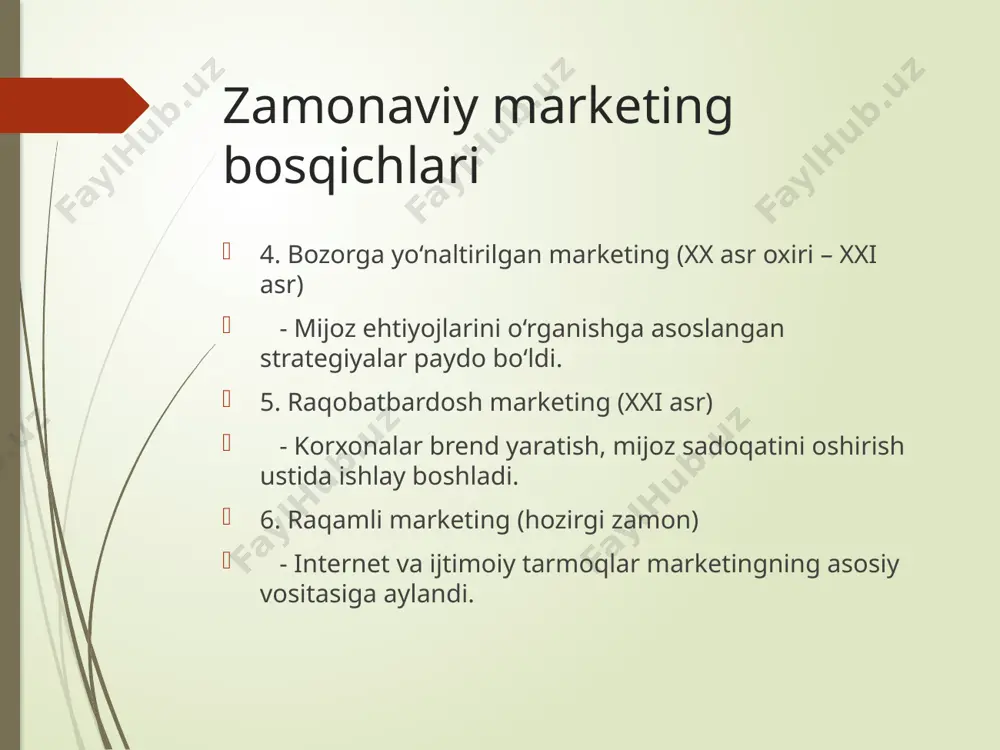 marketing va uning rivojlanish bosqichlari - Page 5