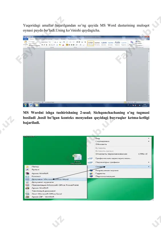 ms word matn muharriri va uning imkoniyatlari - Page 4