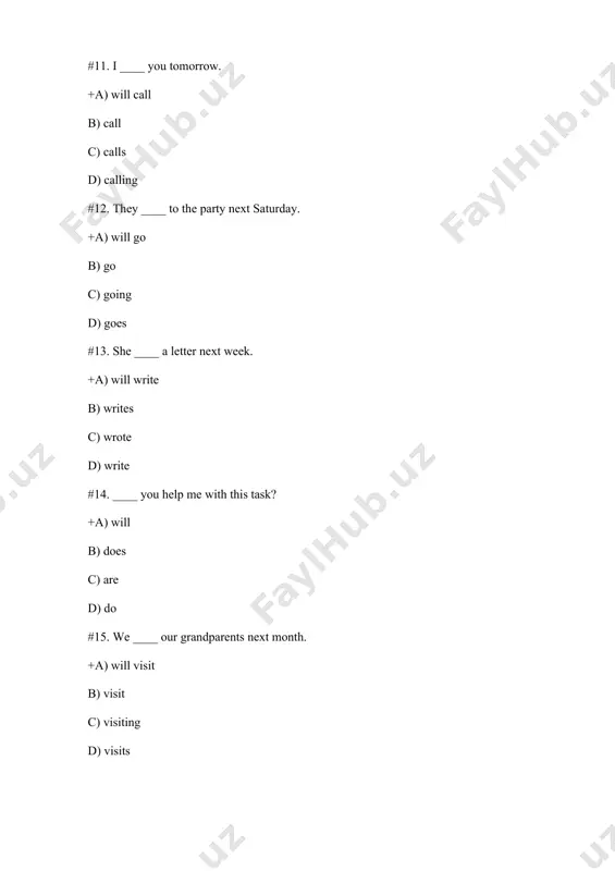 english grammar quiz - Page 3