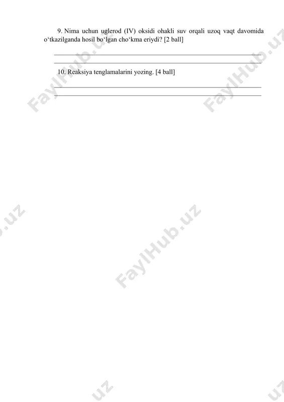 umumta’lim maktabining 2024-2025-o‘quv yili kimyo fanini amaliy o‘zlashtirish darajasini aniqlash - Page 3