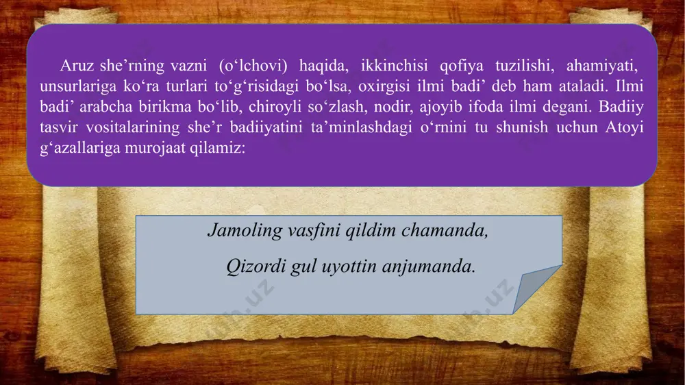 g‘azalda badiiy tasvir vositasining o‘rni - Page 4