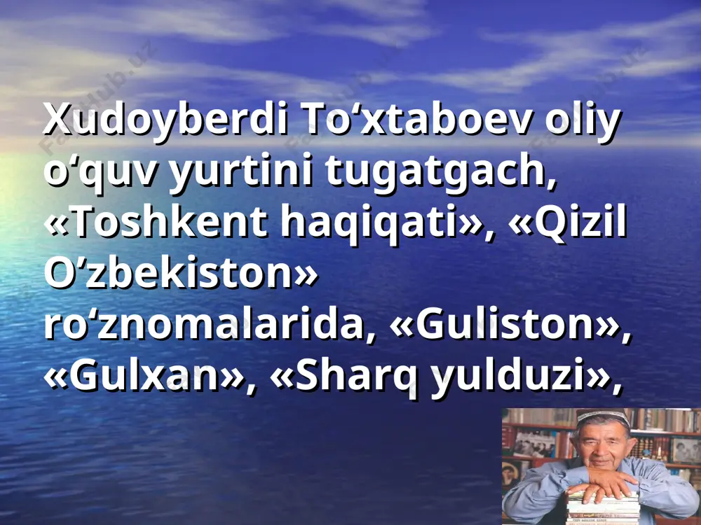 xudoyberdi to’xtaboyev hayoti va ijodi - Page 5