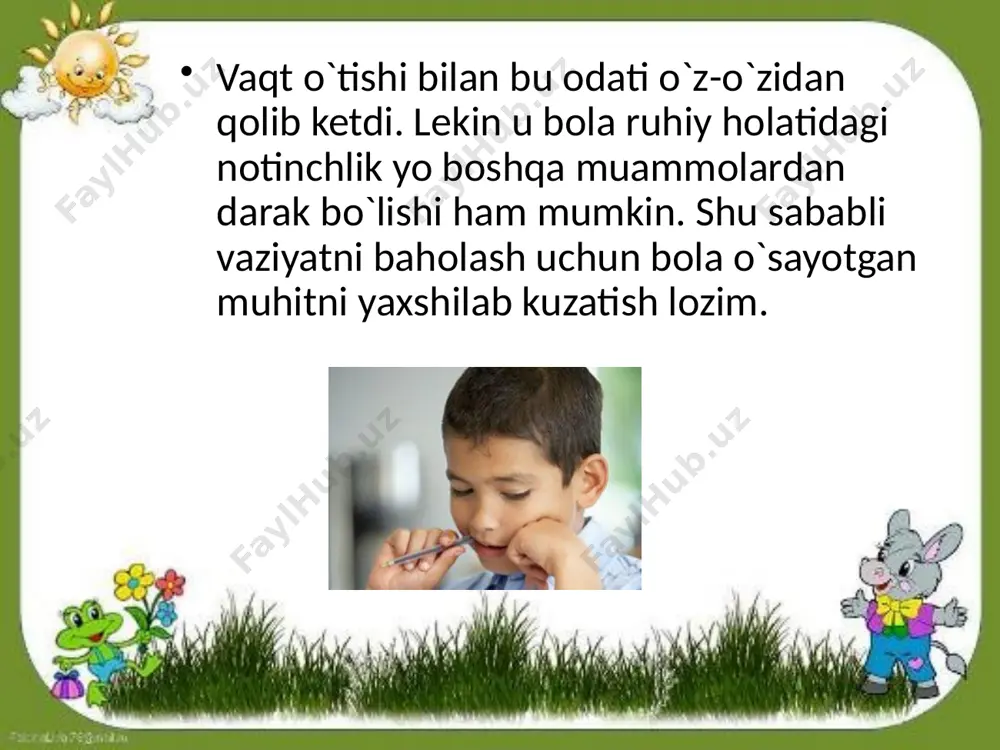 1-5 yoshli bolalarda zarali odatlar - Page 5