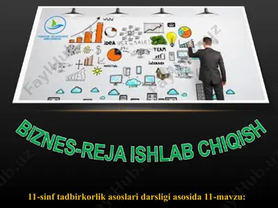 biznes-reja ishlab chiqish 11 - sinf — PPT