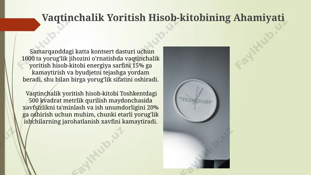 vaqtinchalik yoritishni hisoblash - Page 5