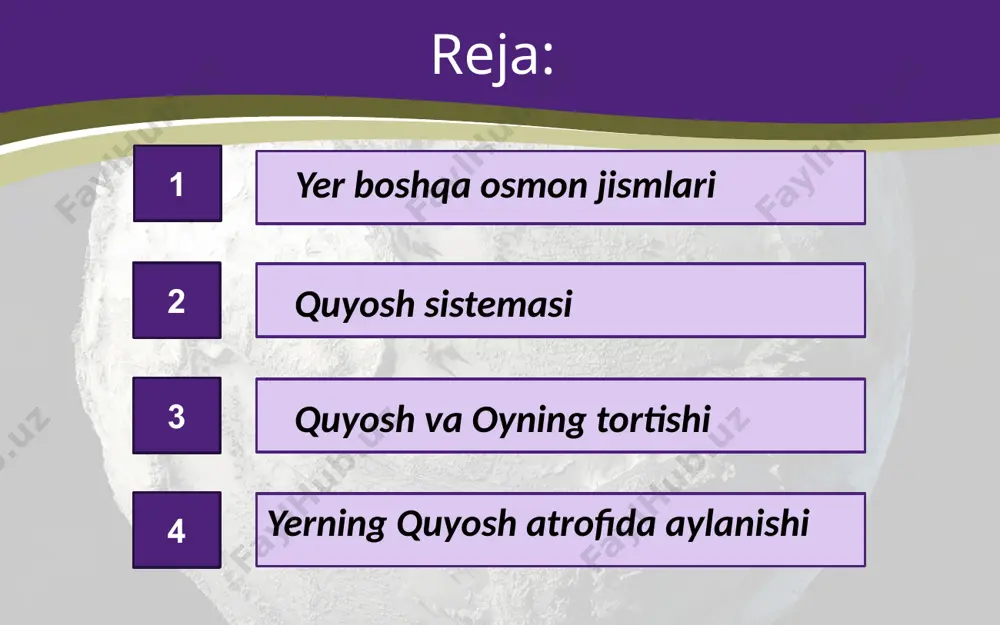 ladi. bu esa geografik zonallik qonuniyatini yuzaga keltirgan; yerning sharsimon shakli moddalarni bir joyga to‘playdi va quyuqlashtiradi. natijada moddalar siqiladi va zichlashadi, ichki qismida turli zichlikka ega qobiqlar hosil bo‘ladi. yerning qobiqli tuzilishi uning asosiy xususiyatidir; yer yuzasi, jumladan, geografik qobiqning dumaloq (sharsimon) shakldaligi makonning bir butun va cheksizligini ta’minlaydi; yerning haqiqiy shakli – geoidning shardan og‘ishi yer ichidagi moddalarining muvozanatga intilishi tufayli yer po‘stida ko‘tarilishlar va cho‘kishlar, yer yoriqlari yuzaga kelishiga, oqibatda relyefning o‘zgar ishiga sabab bo‘ladi. yerning quyosh atrofida aylanishining geografik oqibatlari: yil fasllari hosil bo‘ladi, kun va tun davomiyligi o‘zgaradi, quyosh turishi nuqtalari (22 iyun, 22 dekabr) hamda bahorgi va kuzgi tengkunliklar (21 mart, 23 sentyabr) bo‘ladi yerning o‘z o‘qi atrofida aylanishining geografik oqibatlari: sutka qaror topadi, kun va tun almashinadi, geografik qobiqda sutkalik ritmiklik ro‘y beradi, koriolis kuchi hosil bo‘ladi, geografik qutblar vujudga keladi. kun tun quyosh nuri yer oy bilan birgalikda umumiy og‘irlik markazi atrofida …
