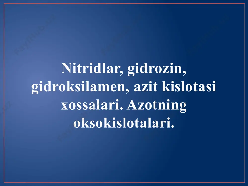 azidlar va ularning xom ashyosi - Page 2
