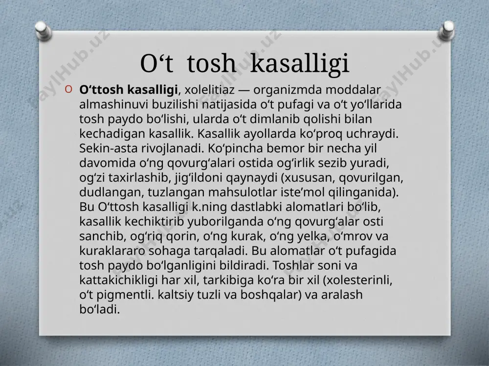o't tosh kasalliklari - Page 3