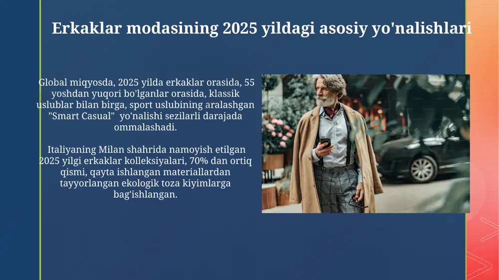 tendensiya erkaklar kiyimi 2025-yil modasini o'rganib tahlil qilish - Page 5