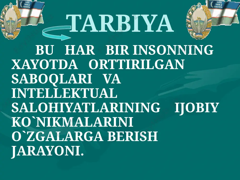 tarbiya jarayoni va va yangi pedagogik texnologiyalarga yondashish - Page 5