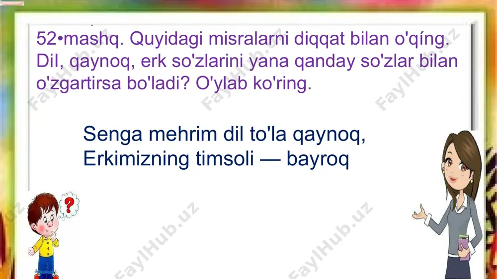 4-sinf ona tili fanidan dars - Page 4