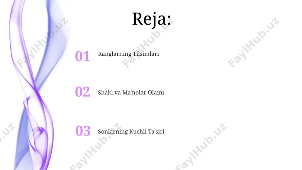 geometrik shakllardan foydalanish ma'lumotlarni tushunishni 45% ga yaxshilaydi. ma'lumotlarni vizualizatsiya qilishda, to'g'ri tanlangan ranglar psixologiyasi, masalan, yashil rang tinchlikni, qizil rang esa xavfni anglatadi, 30% ga samaradorlikni oshirishi mumkin. ranglarning tilini tushunish ranglarning psixologik ta'siri inson miyasiga 7 dan ortiq turli xil his-tuyg'ularni, masalan, tinchlikni (ko'k), quvonchni (sariq) yoki g'azabni (qizil) o'zbekistonning turli mintaqalarida turlicha qabul qilinishini ko'rsatadi. statistikaga ko'ra, 100 ta kishidan 60 tasi ranglar yordamida berilgan ma'lumotni yaxshiroq eslab qolishini ta'kidlaydi, bu esa ranglarning xotira va bilim o'zlashtirishdagi samaradorligini ko'rsatadi. ranglar, sonlar va shaklardan foydalanish misollari toshkentdagi 2023 yilgi statistika ma'lumotlarini ko'rsatishda, har bir tumandagi aholining sonini turli rangdagi doiralar (kattaligi aholi soniga mutanosib) va ularning joylashuvini xaritada aks ettirish, vizual tushunishni yaxshilaydi. andijon viloyatida 100 ta maktabning o'quvchilar sonini (masalan, har bir maktab uchun o'quvchilar sonini ko'rsatuvchi sonlar bilan) va ularning geografik joylashuvini xaritada turli ranglarda (masalan, qizil - 500 dan ortiq, yashil - 200-500, sariq - …