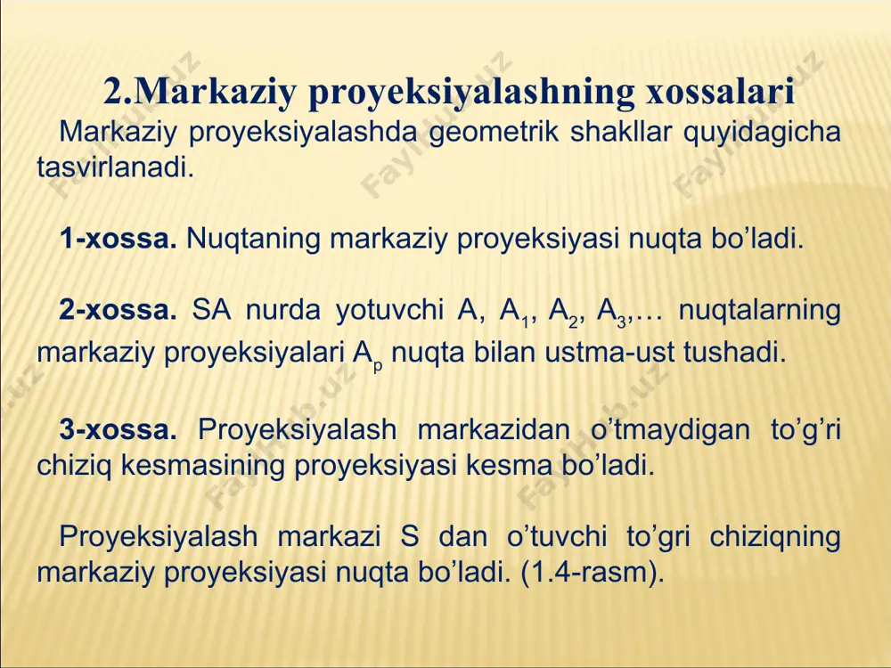 kirish. proyeksiyalash usullari - Page 4